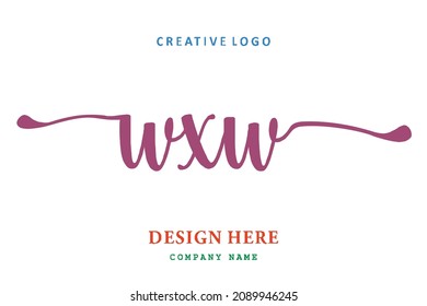 WXW lettering logo is simple, easy to understand and authoritative