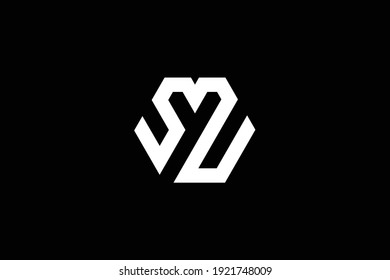 WY letter logo design on luxury background. YW monogram initials letter logo concept. WY icon design. YW elegant and Professional white color letter icon design on black background.