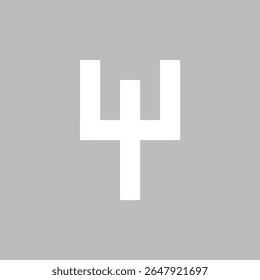WY LETTER UNIQUE VECTOR LOGO