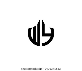 WY logo design vector template