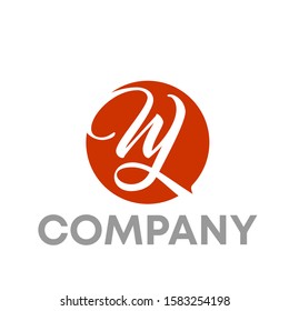 wy logo icon design template sign