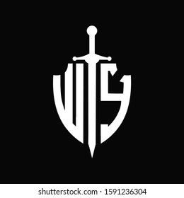 WY logo with shield shape and sword