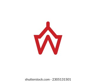 WY YW logo design vector template