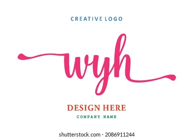WYH lettering logo is simple, easy to understand and authoritative