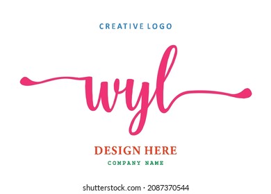 WYL lettering logo is simple, easy to understand and authoritative