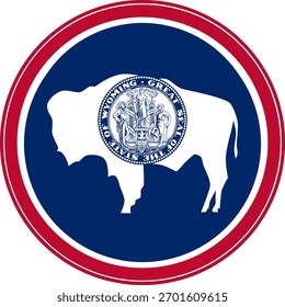 Sinalizador de Círculo do Wyoming, Ícone do Sinalizador do Wyoming
