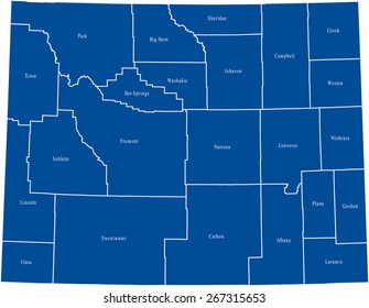 Wyoming map