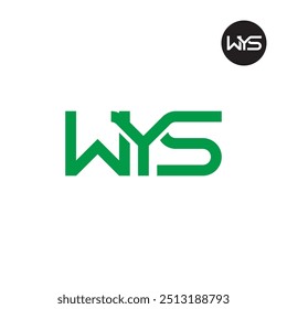 Design Monográfico da Letra de Logotipo WYS