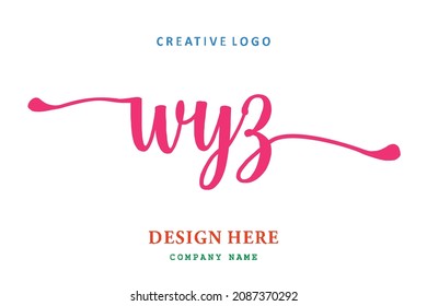 WYZ lettering logo is simple, easy to understand and authoritative