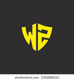 WZ creative and modern logo design.
