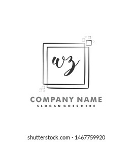 WZ Initial beauty monogram logo vector