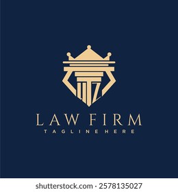 WZ initial monogram logo for lawfirm vector design