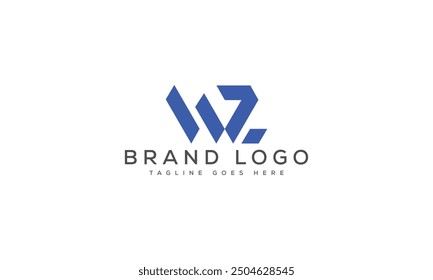 WZ logo design vector template design for brand