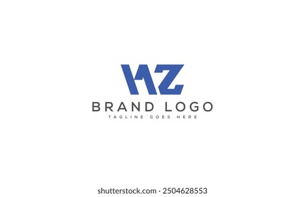 WZ logo design vector template design for brand