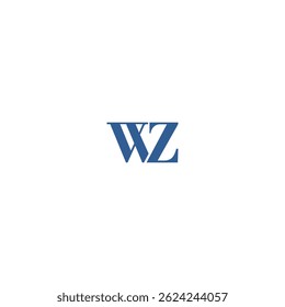 WZ Minimalist Luxury Modern Logo