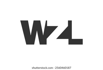 WZL logo design. Initial letter W Z L bold font style for tech startups, consulting, corporate branding. Creative company name, headlines typography identity, trendy logotype. Vector illustration.