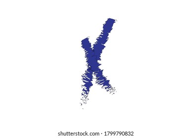 x abjad for Alphabet and Writing, with white background, ilustration, vector abjad