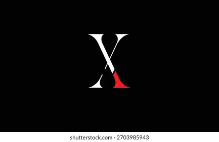 X MONOGRAMA DE LOGOTIPO DE LETRA ABSTRACTAS