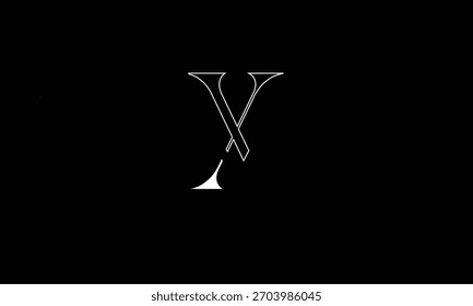 X MONOGRAMA DE LOGOTIPO DE LETRA ABSTRACTAS