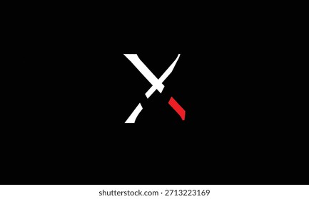 X MONOGRAMA DE LOGOTIPO DE LETRA ABSTRACTAS