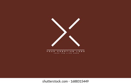 X abstract vector logo monogram template