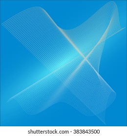 X - Abstraction - vector graphic