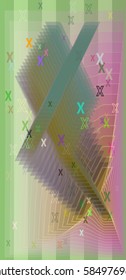 X Alphabet background pattern