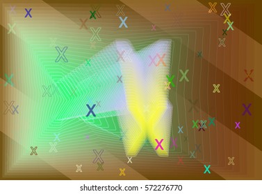 X Alphabet design icon