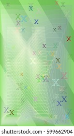 X Alphabet elements art