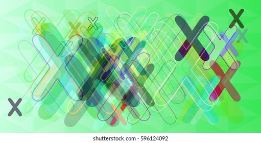 X Alphabet idea texture