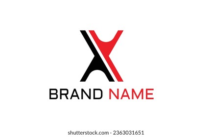 X alphabet X Letter X Monogram logo symbol concept icon design Corporate Business Identity for company