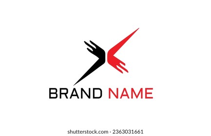 X alphabet X Letter X Monogram logo symbol concept icon design Corporate Business Identity for company