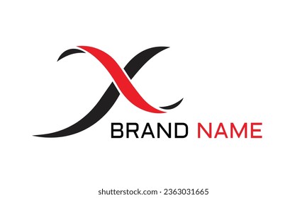 X alfabeto X Letra X Monograma símbolo de concepto de logotipo diseño de icono de empresa Identidad empresarial para empresa