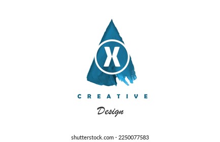 X-Alphabet-Logo kreative, trendige Symbole, Vektordesign auf weißem Hintergrund