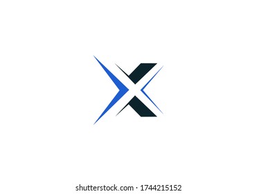 X alphabet logo vector icon