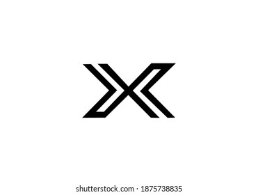 Creative Modern Letter X Vector Logo Stock Vector (Royalty Free) 1494421754