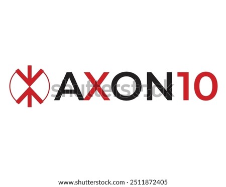 X Axon 10 logo design