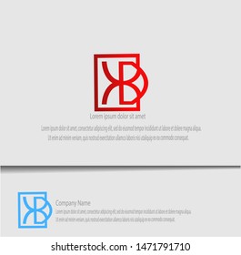 X B D initial letter logo vector, modern logo template with simple design. Creative logo design for important events.