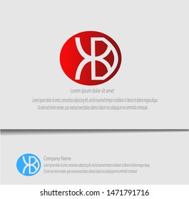 X B D initial letter logo vector, modern logo template with simple design. Creative logo design for important events.