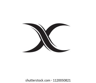 X black color logo