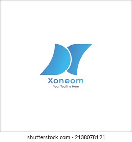 X business logo design Template