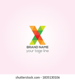 X business vector logo design, X Creative logo design, cooperate logo, Identity design