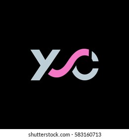 X & C Letter logo design vector element