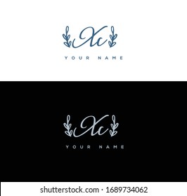  X C XC Initial letter handwriting and signature logo.	

