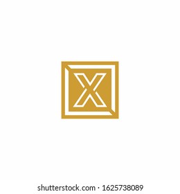 X capital letter enclosed in a squar