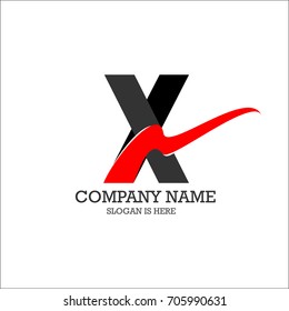X Company logo Abstract icon.vector illustration