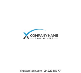X company logo design vector