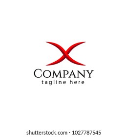 X Company Logo Vector Template Design