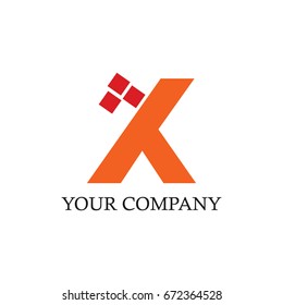 X Company Logo Vector Template