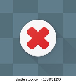 X Cross Adaptive icon Material Design illustration